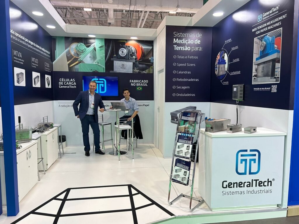 Stand GeneralTech feira ABTCP Congresso Internacional de Celulose e Papel