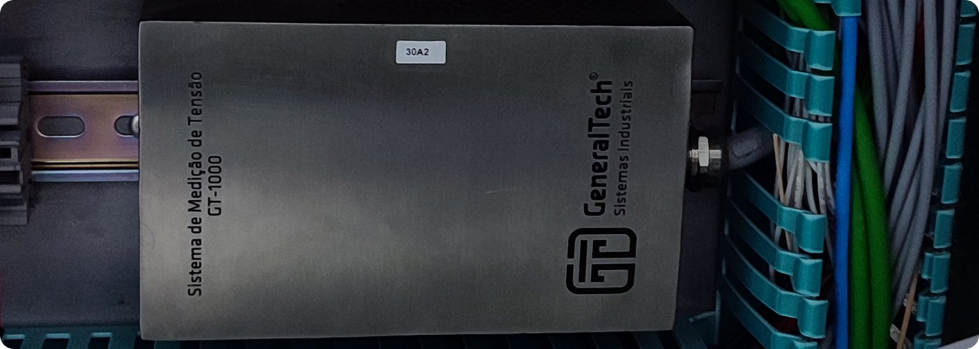 calibração digital no GT1000 realizada na IHM touchscreen